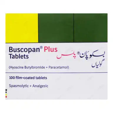 Buscopan Plus Tablets 10Mg/500Mg (1 Strip = 10 Tablets)