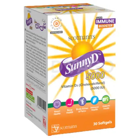 Suuny D Softgel Capsules 5,000iu