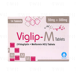 Viglip-M Tablets 50mg+500mg