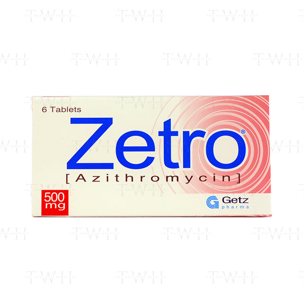 Zetro Tablets 500mg
