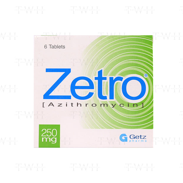 Zetro Tablets 250mg