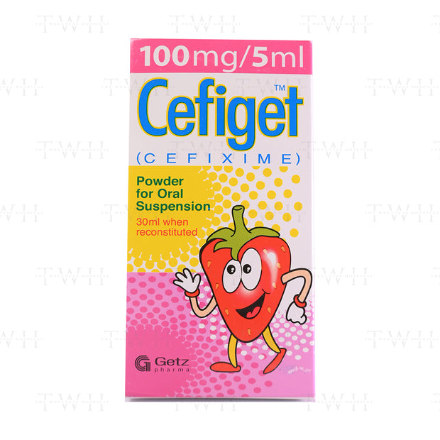 Cefiget 30ml Suspension 100mg/5ml