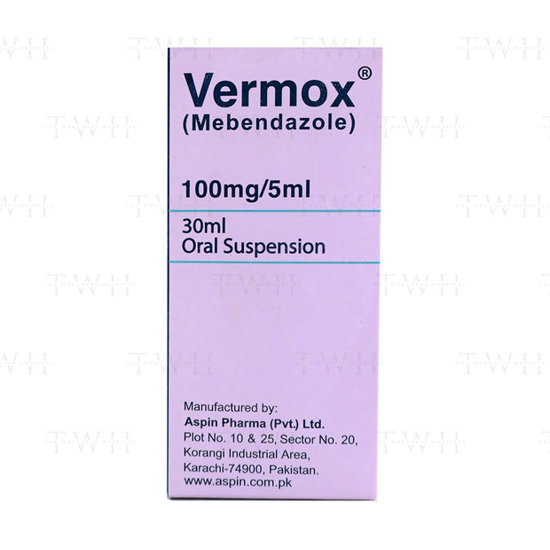 Vermox 30Ml Suspension 100mg/5ml