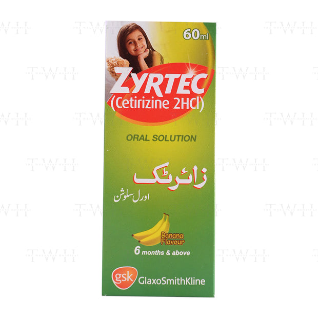 Zyrtec 60Ml Syrup 5mg/5ml