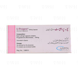 U-progest Softgel 100mg