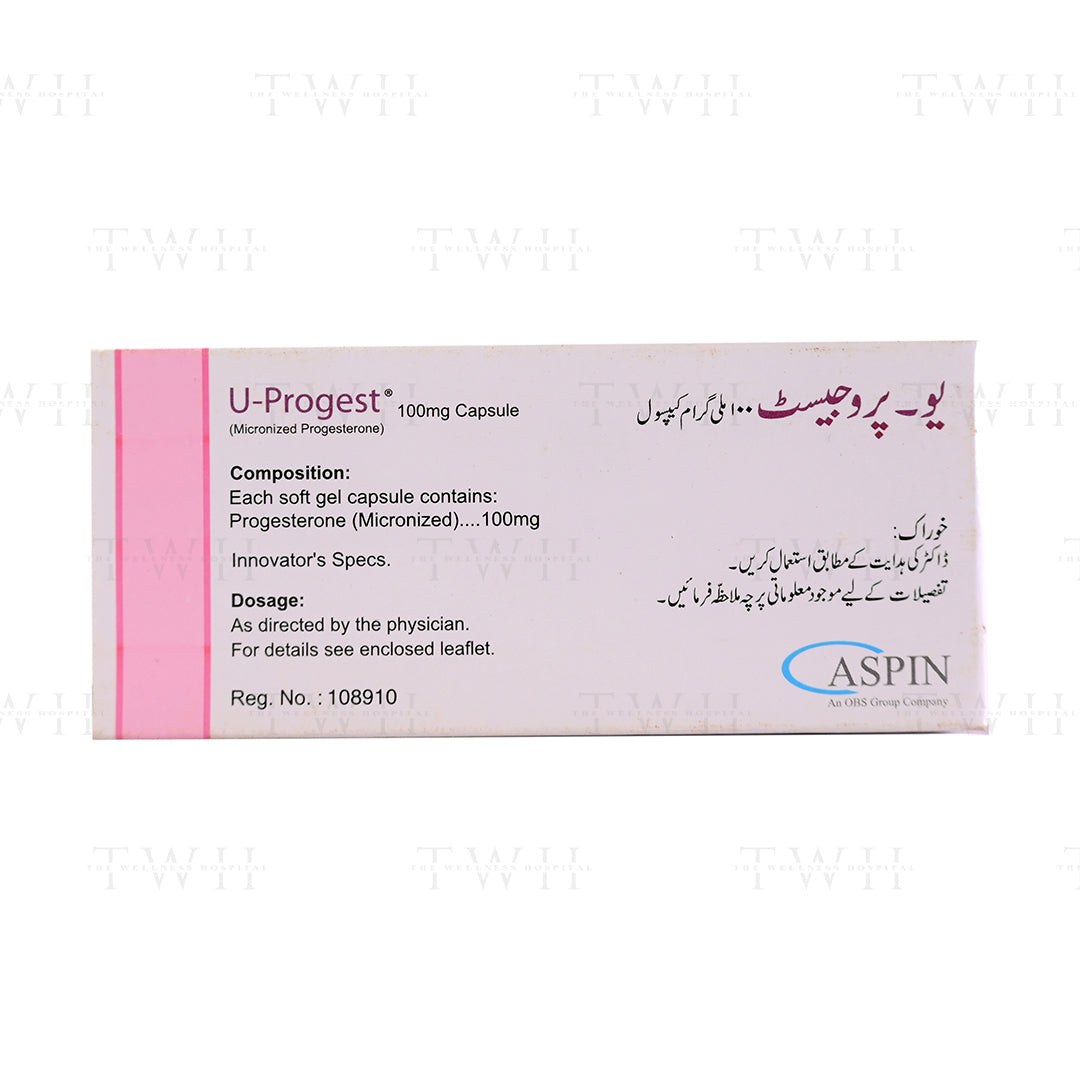U-progest Softgel 100mg