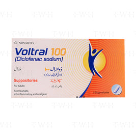 Voltral Suppositories 100mg