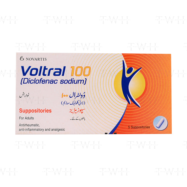 Voltral Suppositories 100mg
