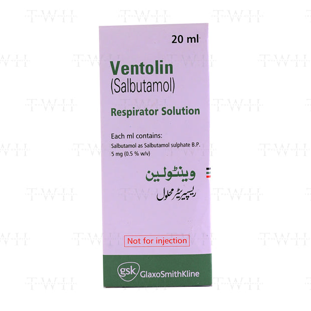 Ventolin 20ml Respirator Solution 5mg