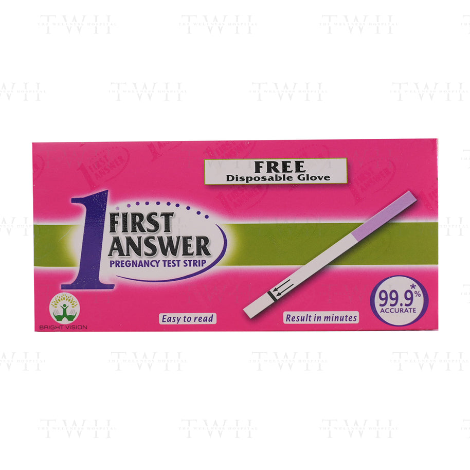 First Answer Pregnancy Test Strip