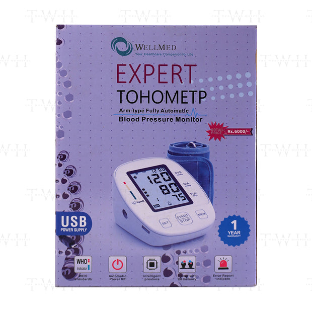 Expert Tohometp Blood Pressure Moniter