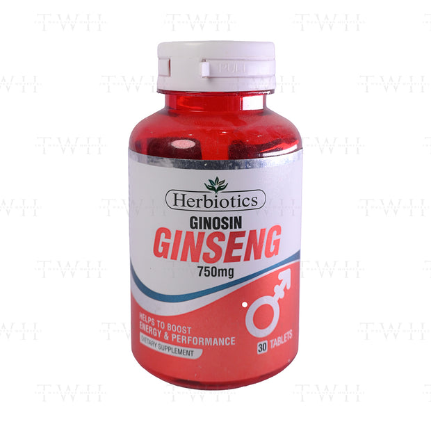 Ginseng 750mg Tablets (Herbiotics)